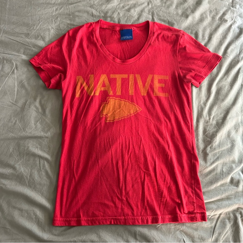 Red Chiefs T-Shirt with Native Print